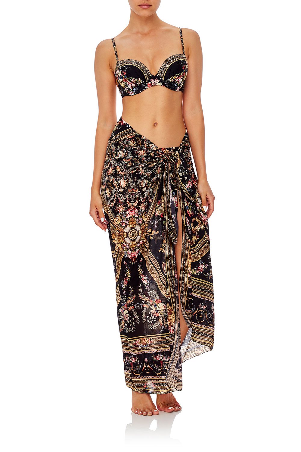 CAMILLA LONG SARONG FRIEND IN FLORA