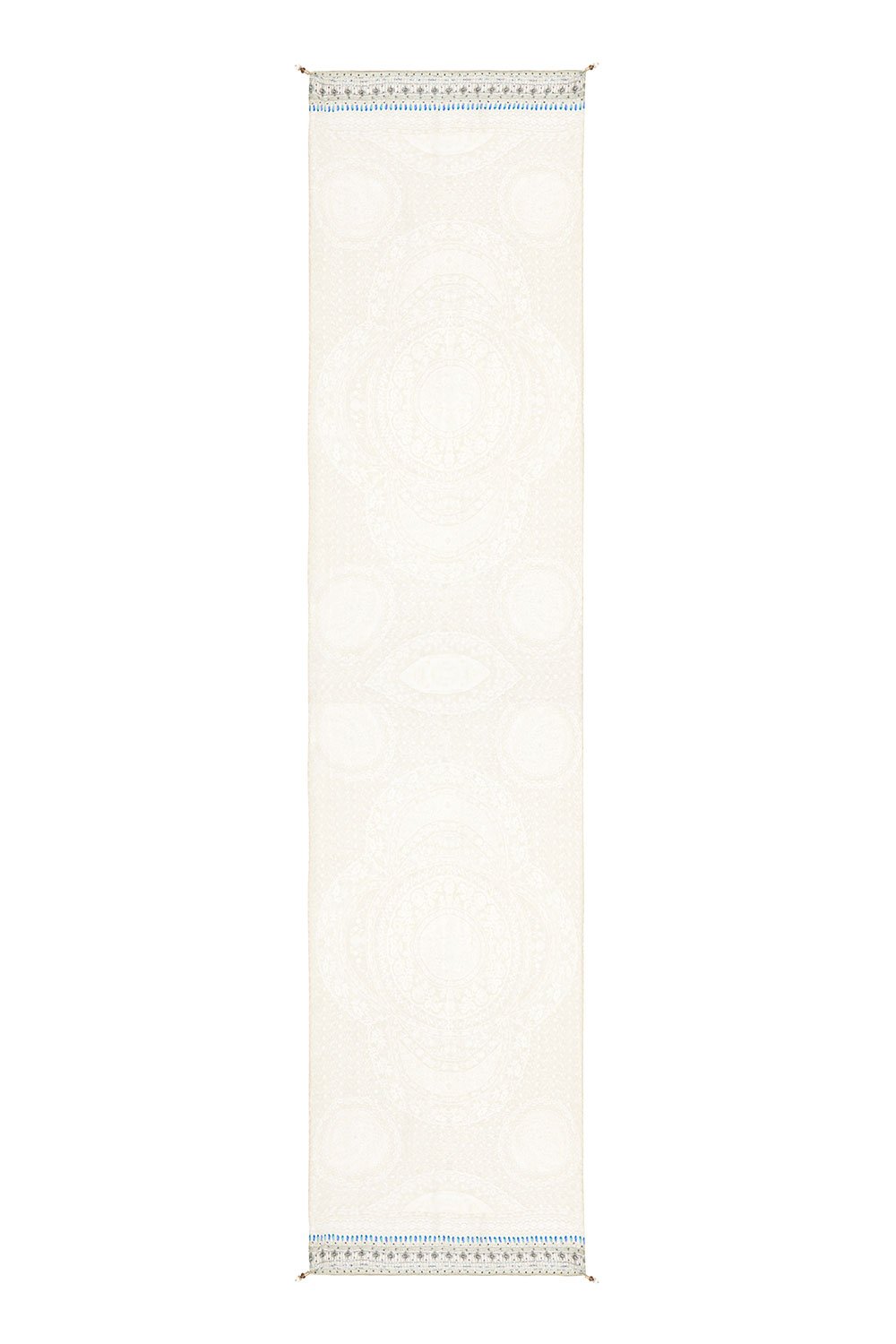 CAMILLA LONG SCARF DENTELLE BLANCHE