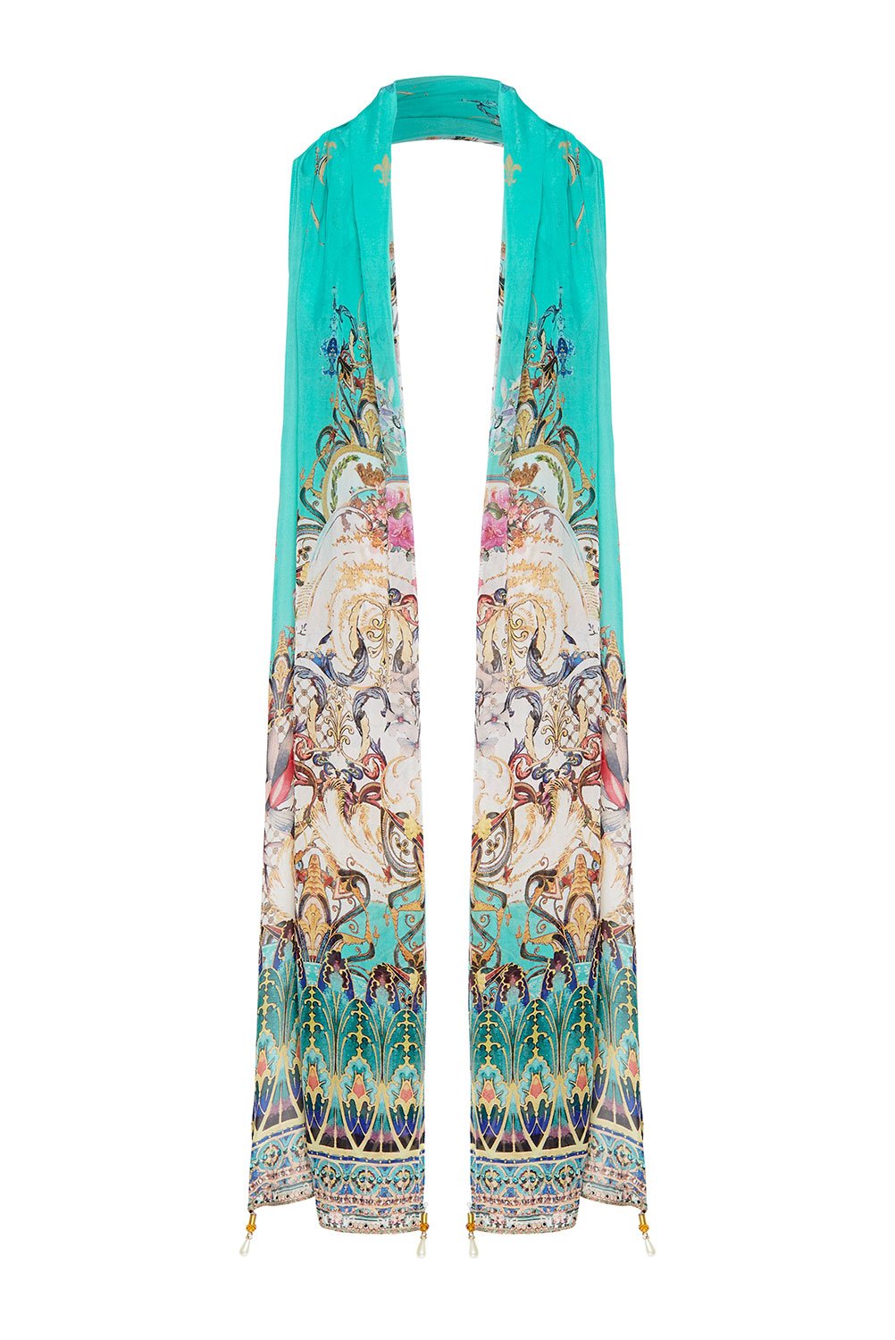 CAMILLA LONG SCARF FLORAISON