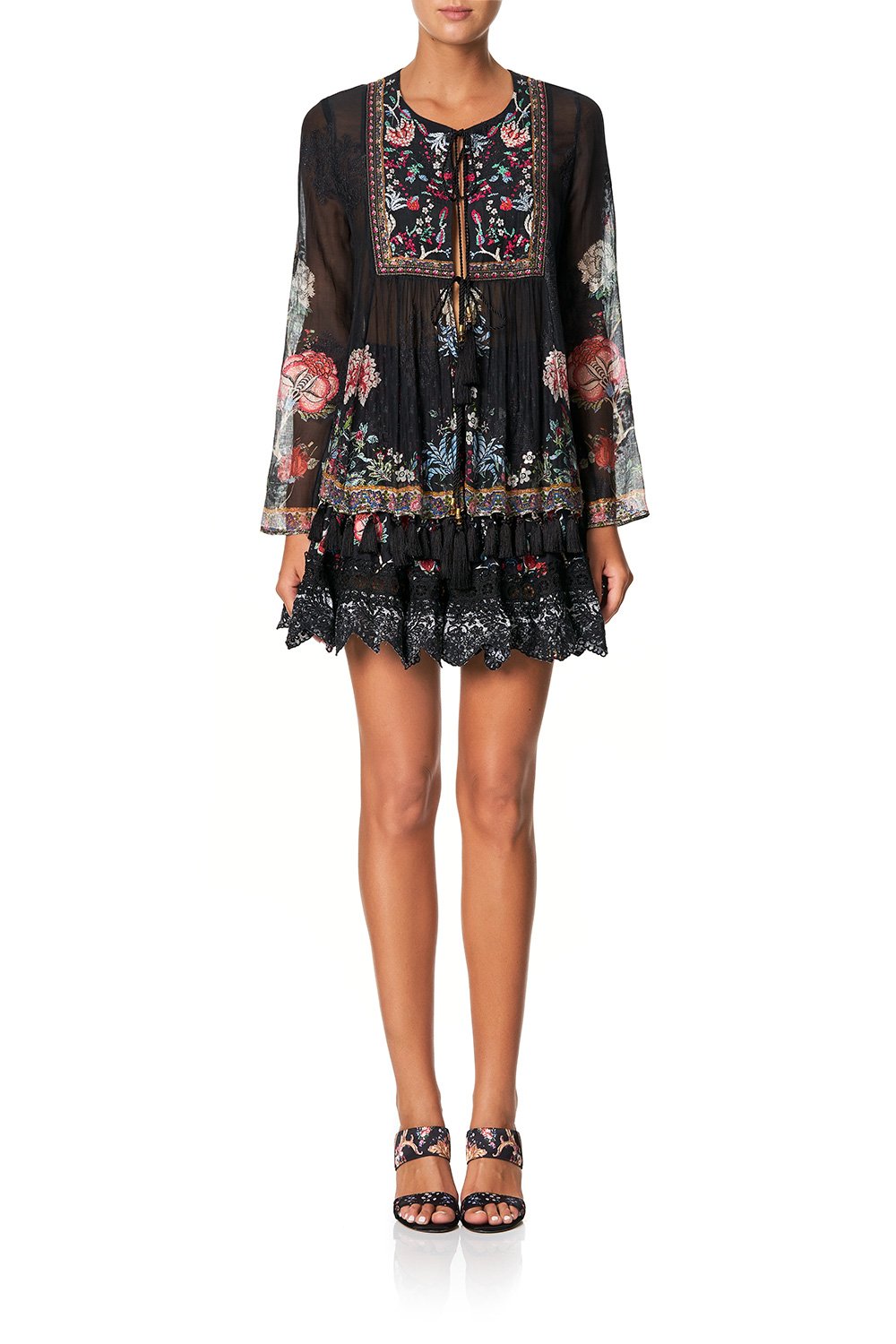 CAMILLA LONG SLEEVE BIB TOP HAUTE PROVINCIAL