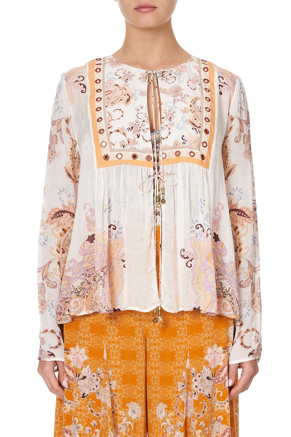 LONG SLEEVE BIB TOP MARRAKESH MAIDEN