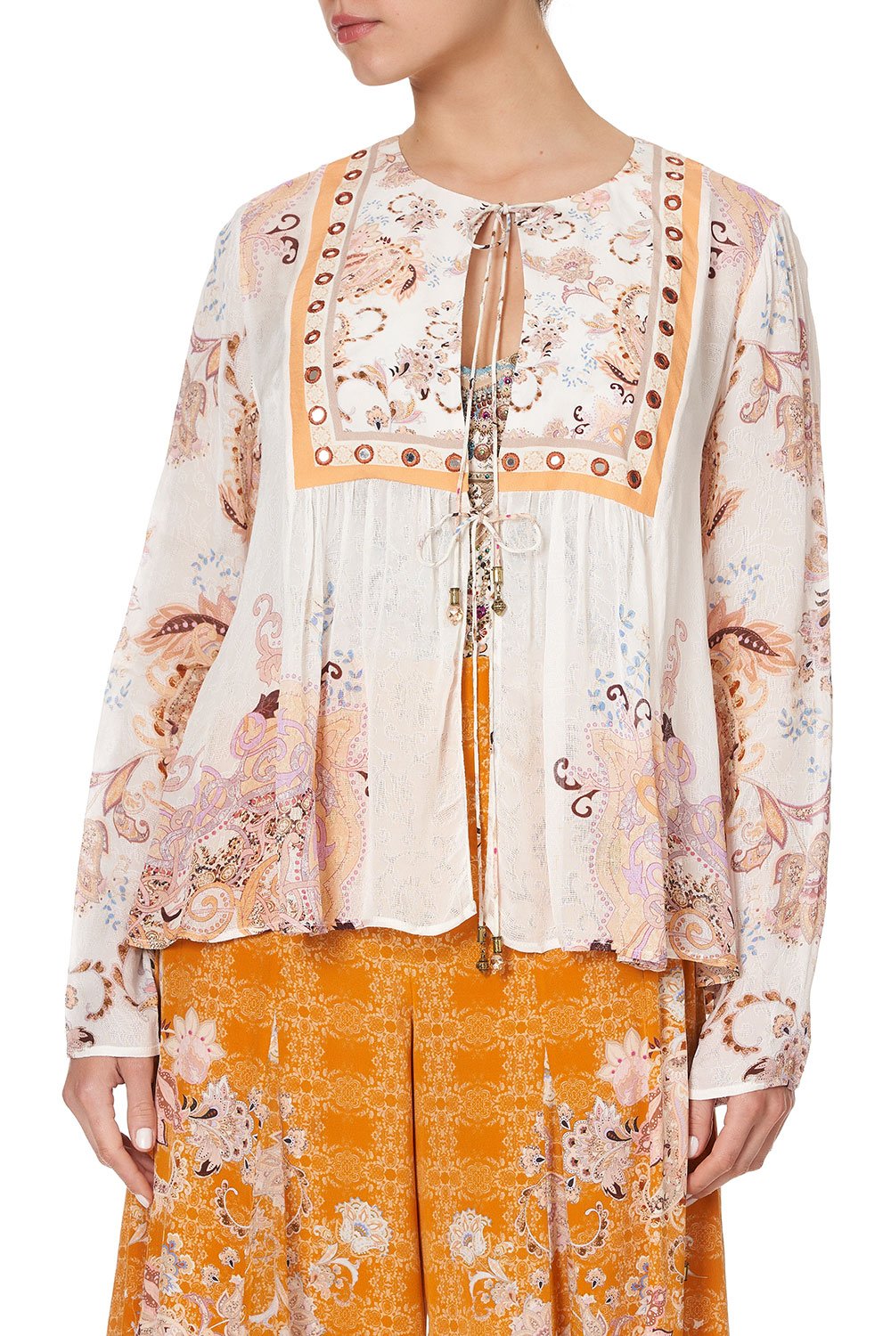 LONG SLEEVE BIB TOP MARRAKESH MAIDEN