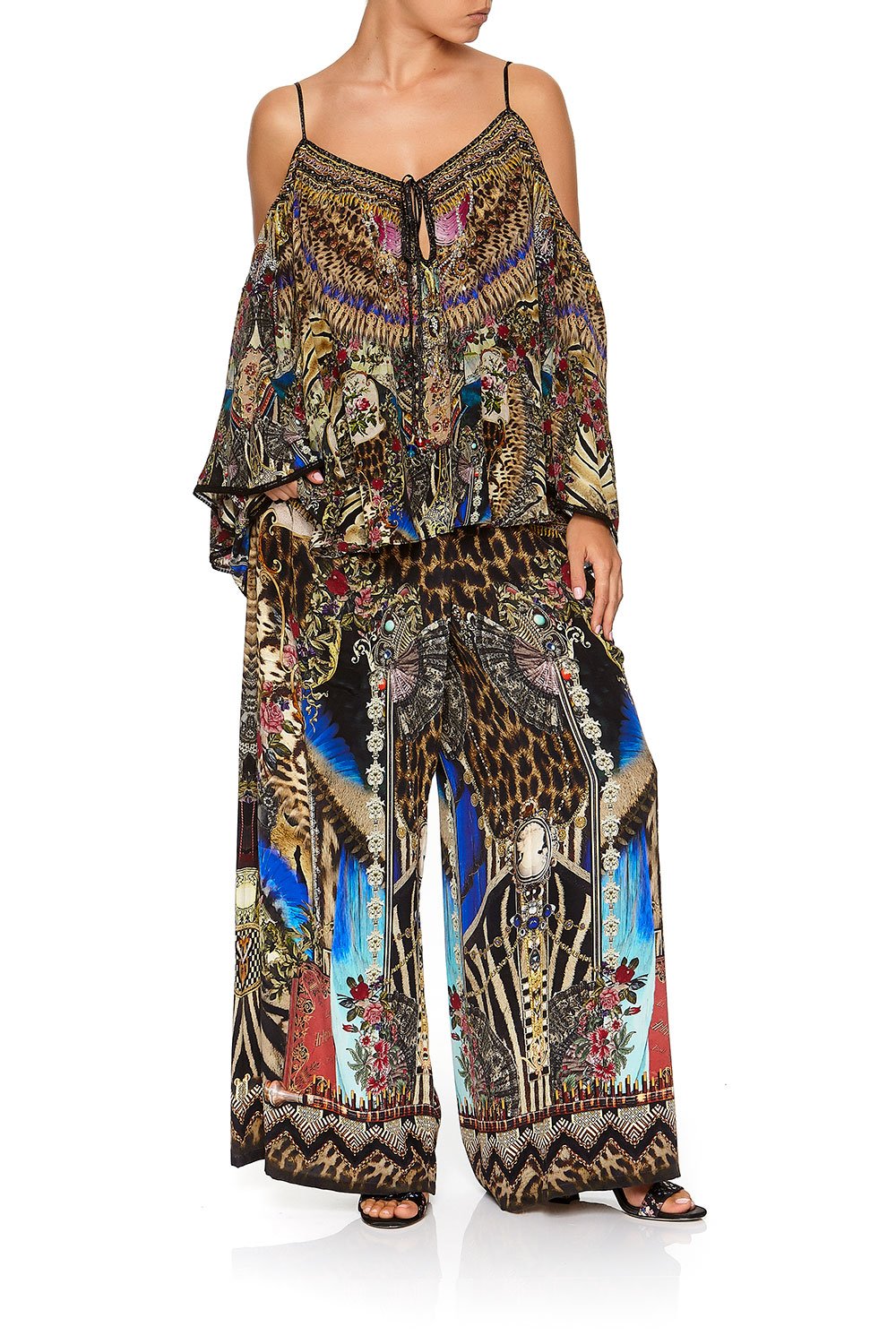 LONG SLEEVE DROP SHOULDER TOP STRONGER TOGETHER