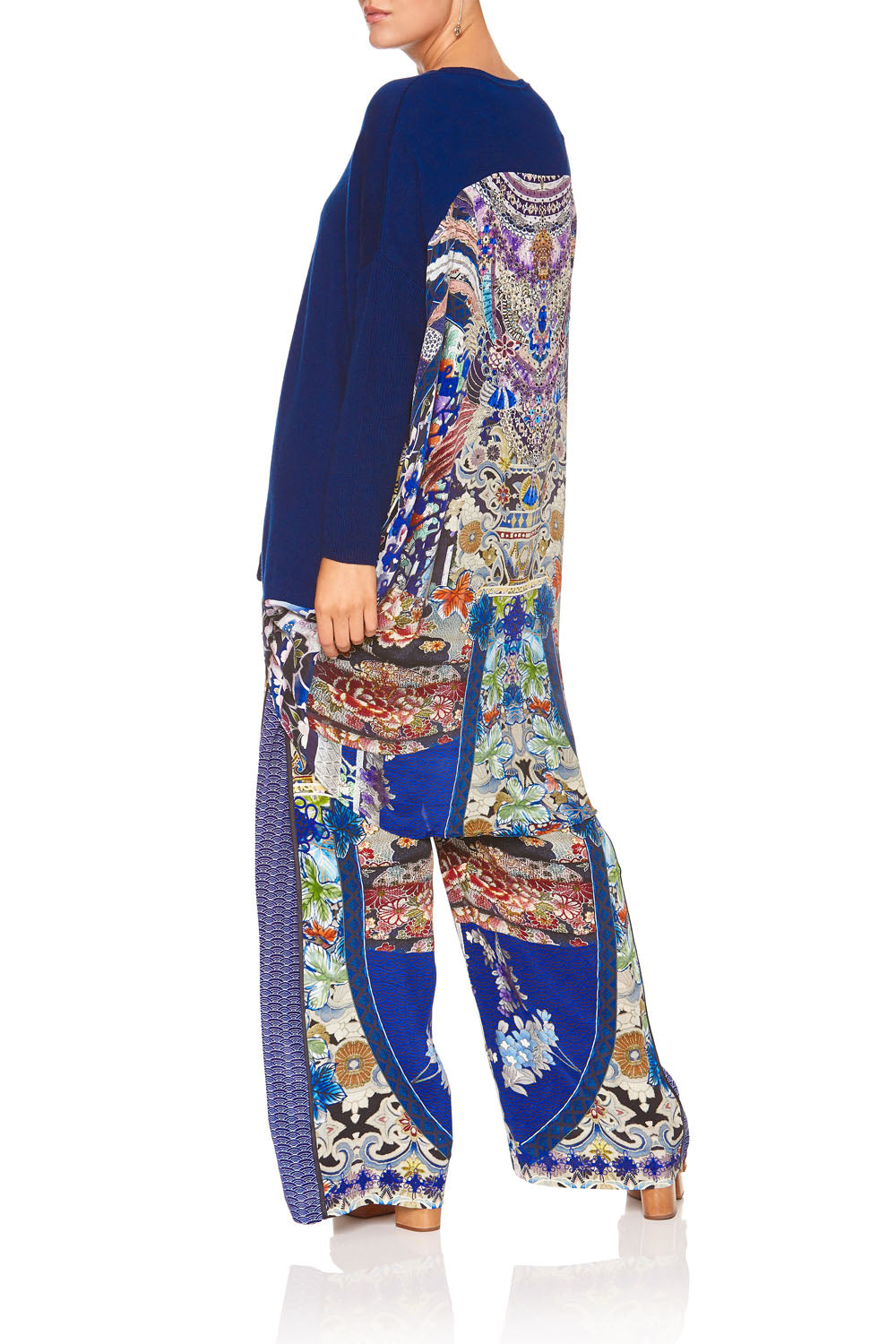 LONG SLEEVE JUMPER WITH PRINT BACK DARLING'S DESTINY