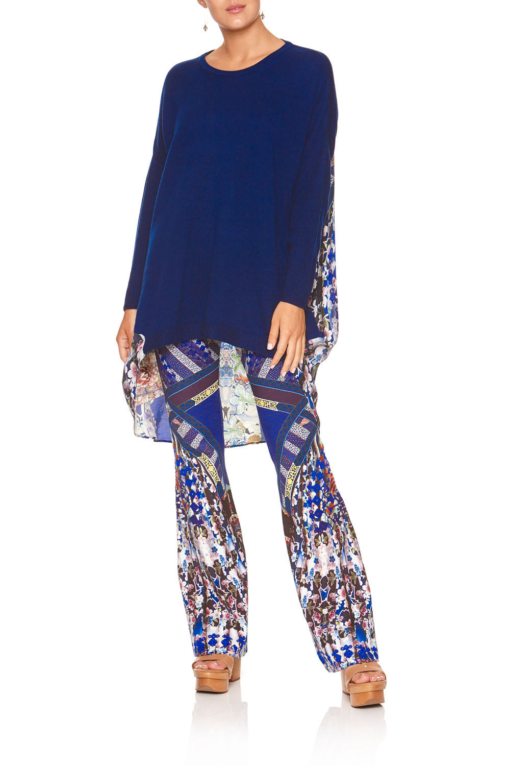 LONG SLEEVE JUMPER WITH PRINT BACK DARLING'S DESTINY