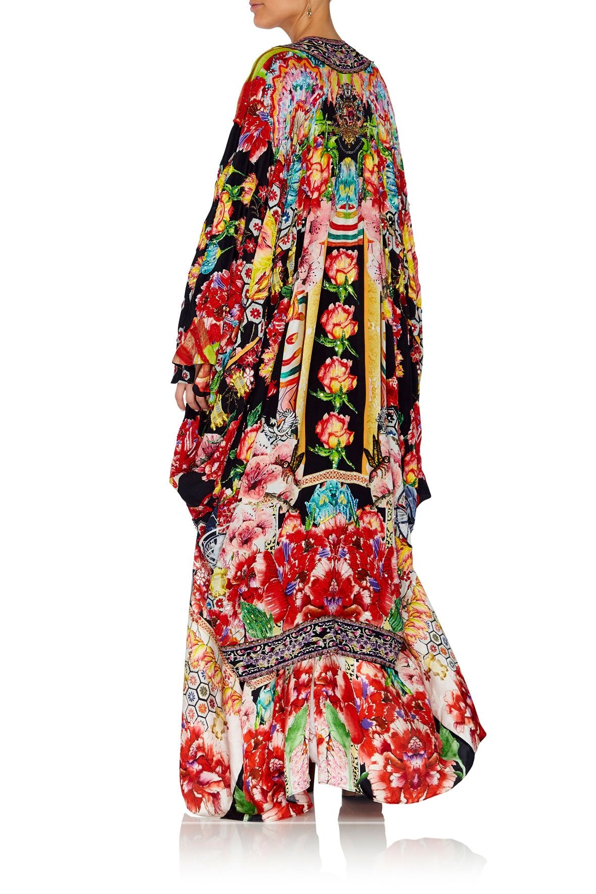 LONG SLEEVE SHORT CAPE PAINTED LAND