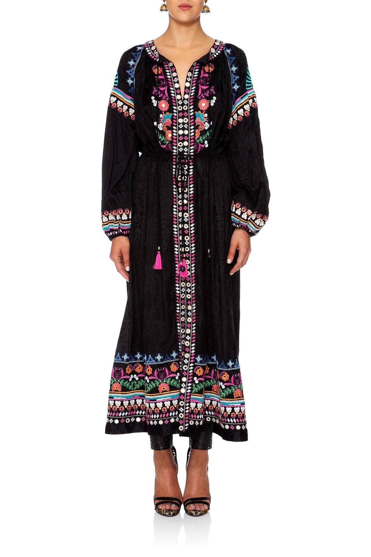 JAGGIS KINGDOM LOOSE FIT DRESS W TIE WAIST