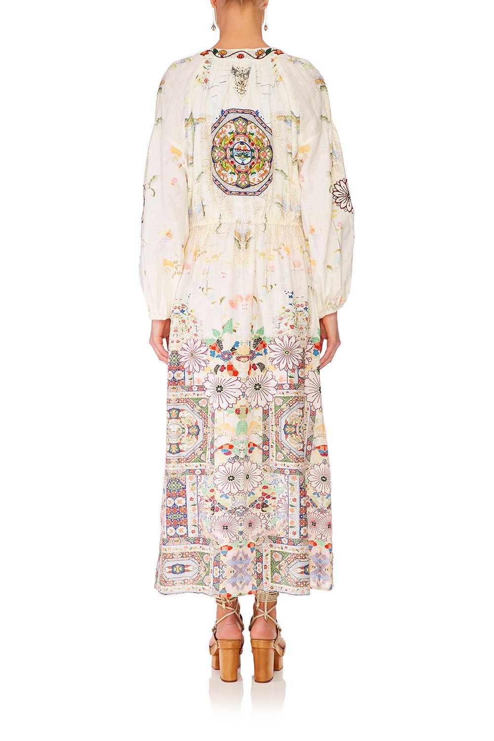 CAMILLA TIME AFTER TIME LOOSE FIT DRESS W TIES