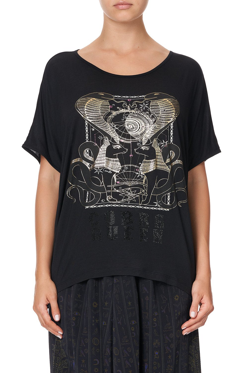 LOOSE FIT ROUND NECK TEE COBRA KING