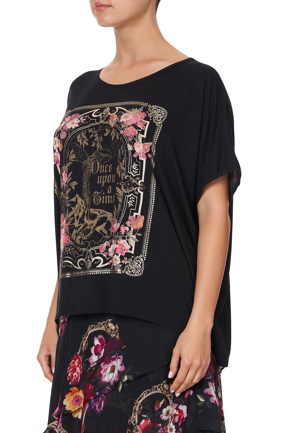 LOOSE FIT ROUND NECK TEE MIRROR MIRROR