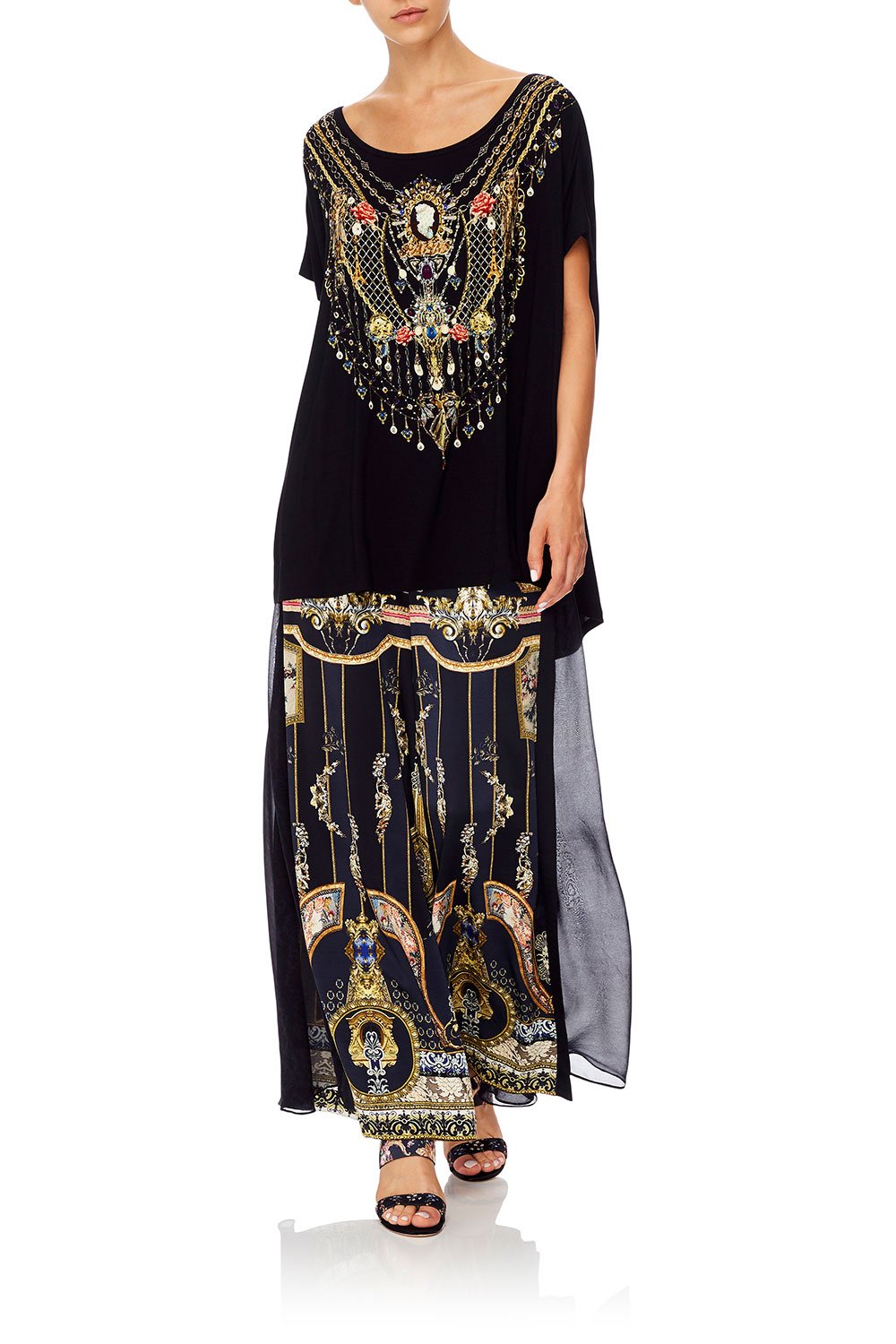 CAMILLA LOOSE FIT TEE FRIEND IN FLORA