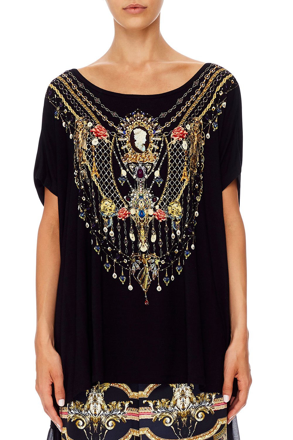 CAMILLA LOOSE FIT TEE FRIEND IN FLORA