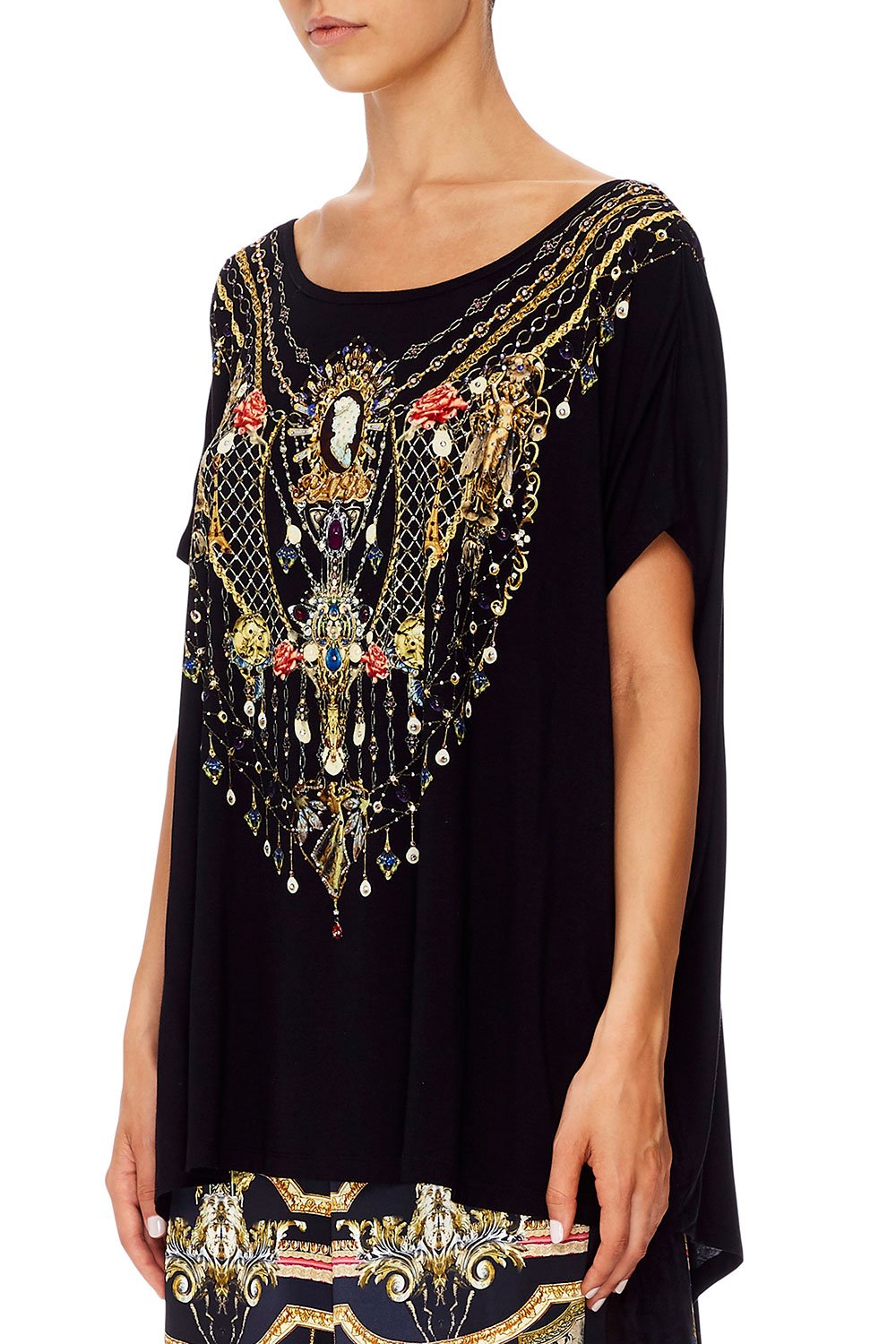 CAMILLA LOOSE FIT TEE FRIEND IN FLORA