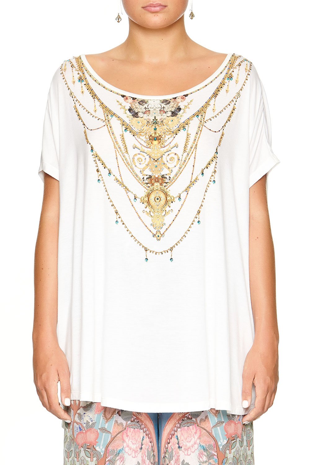 CAMILLA LOOSE FIT TEE OLYMPE ODE