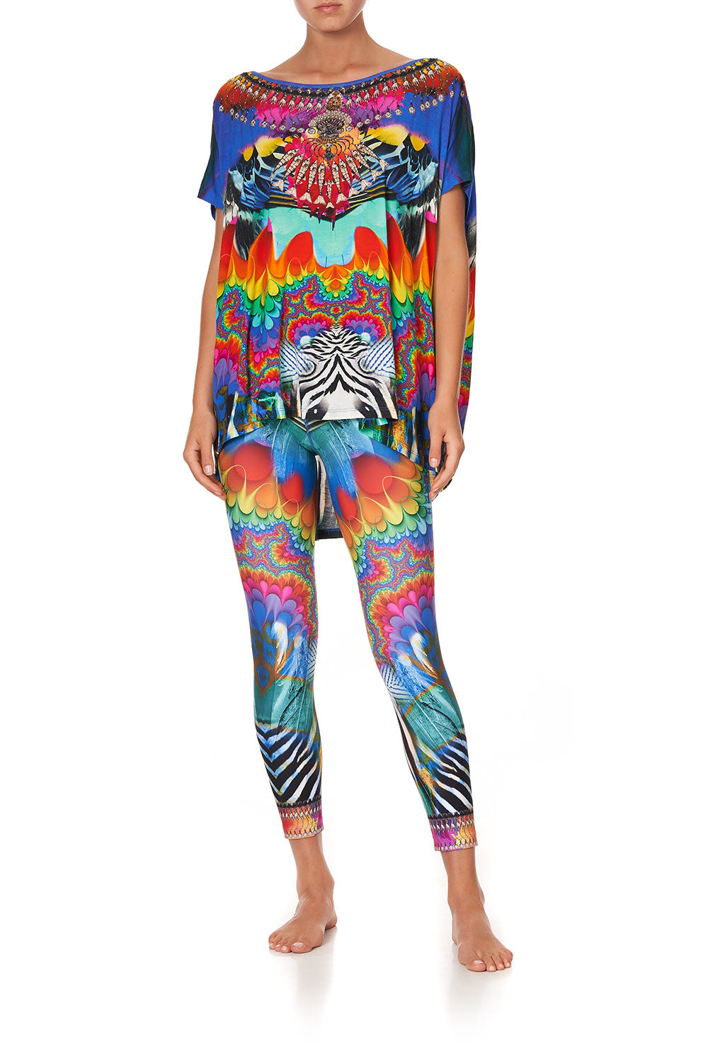 LOOSE FIT TEE RAINBOW GATHERING