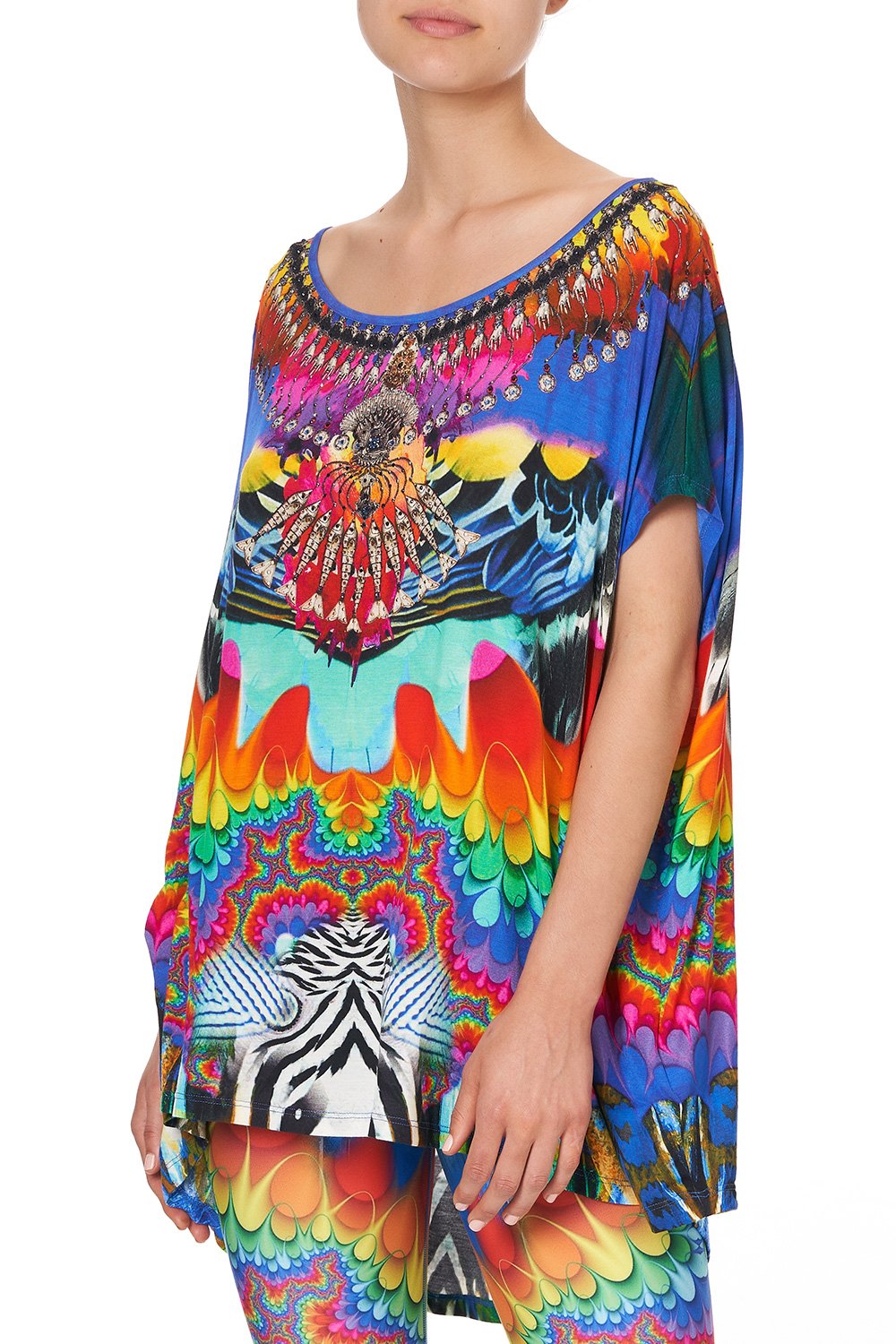 LOOSE FIT TEE RAINBOW GATHERING