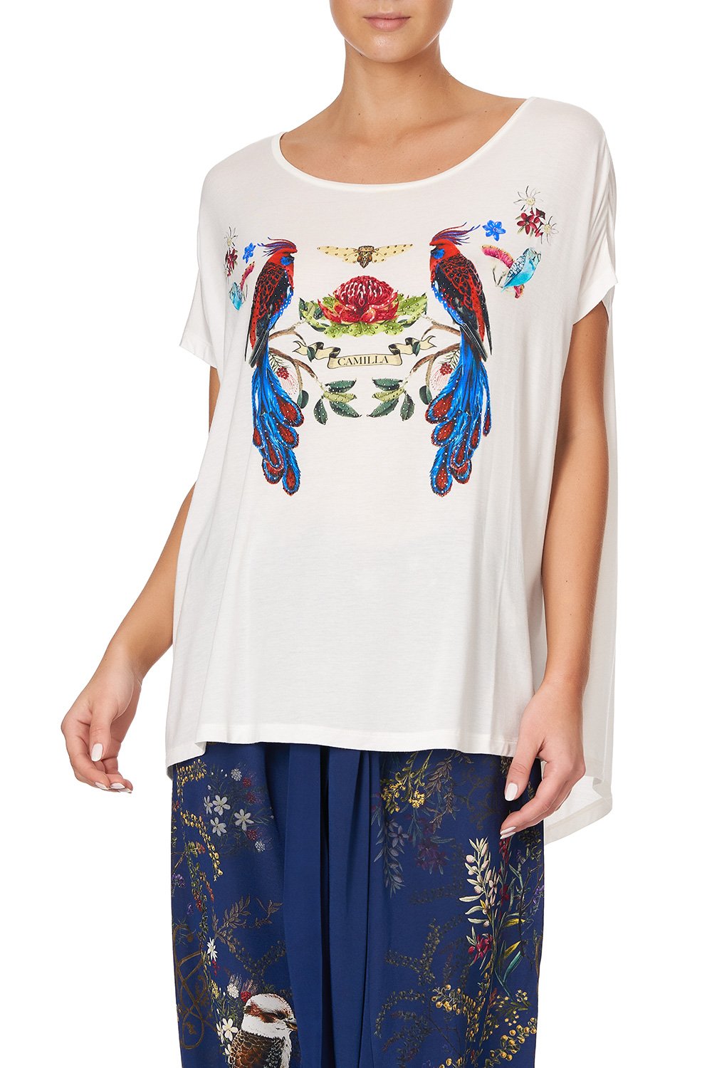 LOOSE FIT TEE WINGS IN ARMS