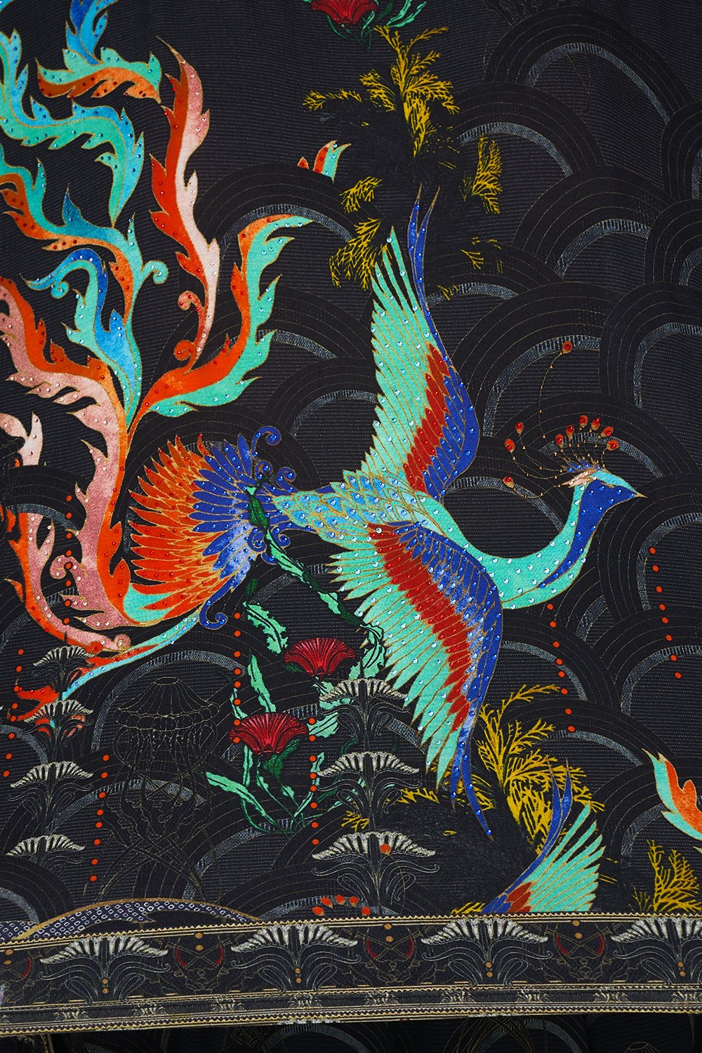 LOOSE ROUND NECK TEE WISE WINGS