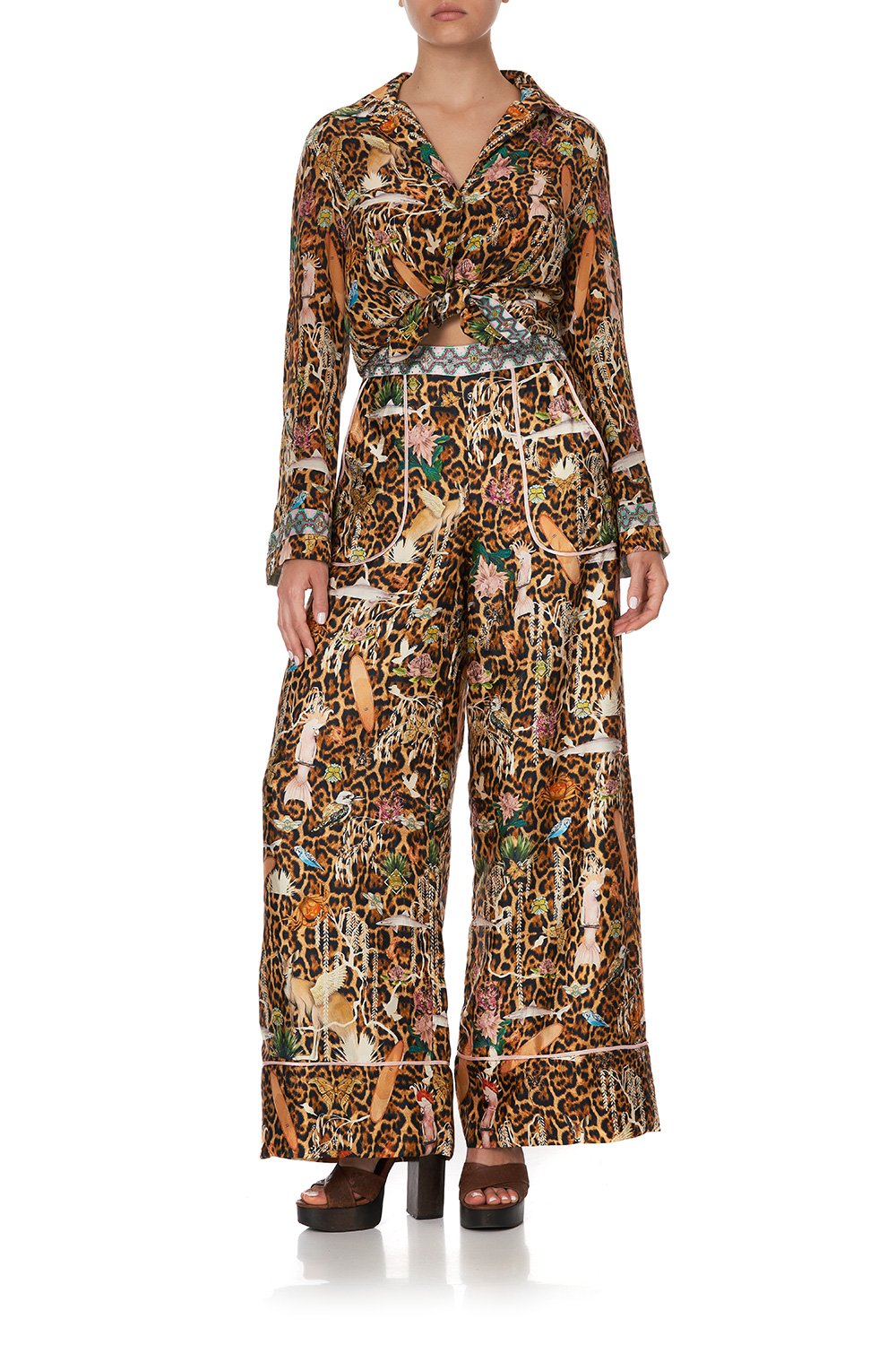 LOUNGE TROUSER WITH CUFFS FAUNA ELECTRO