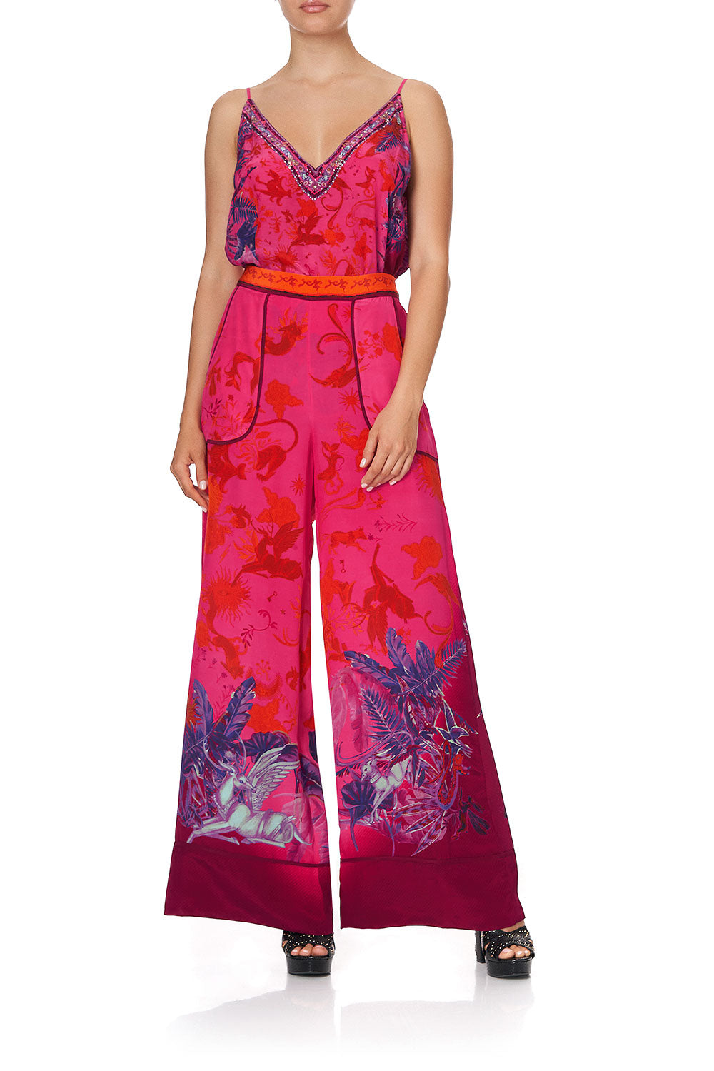 LOUNGE TROUSER WITH CUFFS TROPIC OF NEON