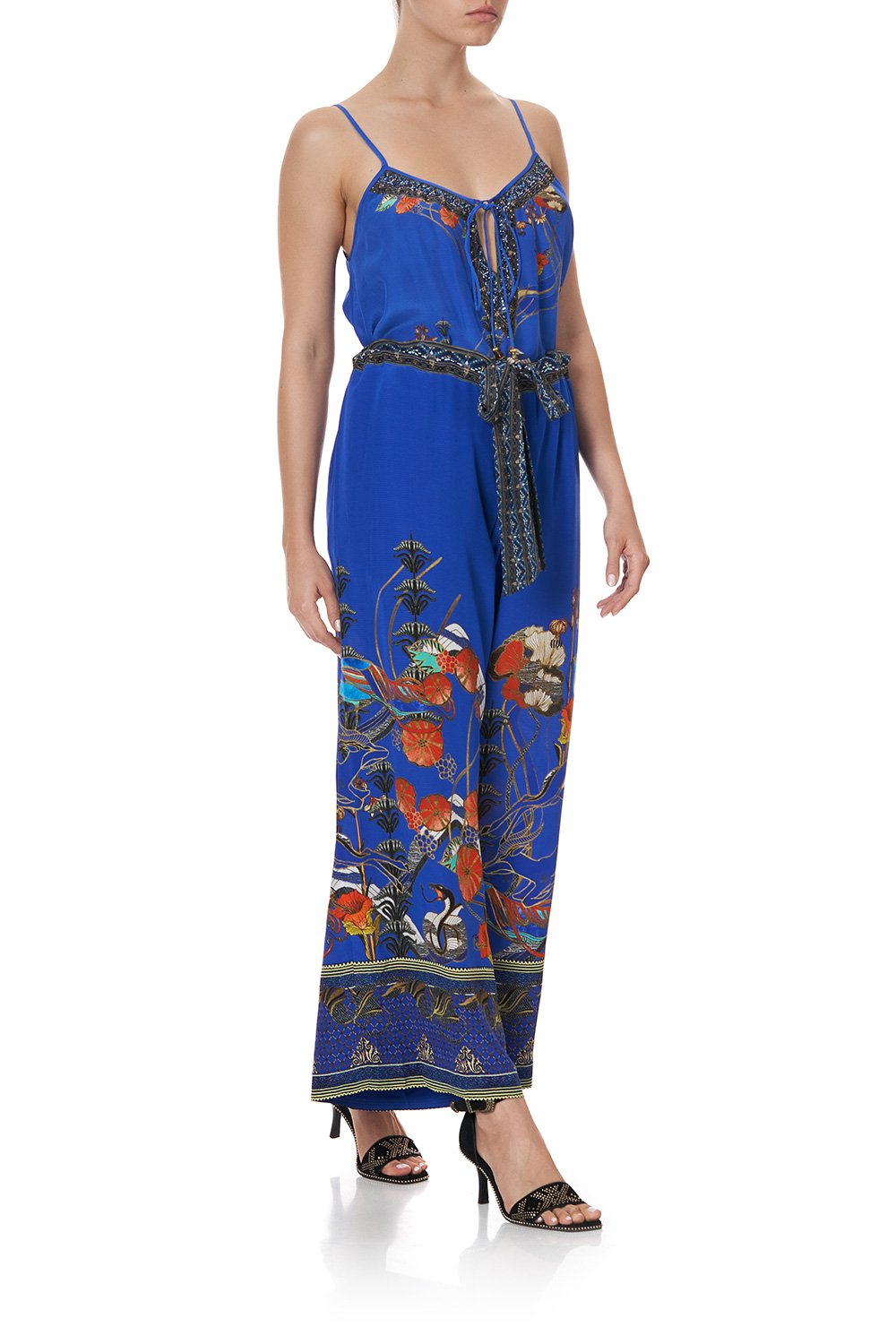 LOUNGE TROUSER WITH TIE WAIST TREE OF LIFE