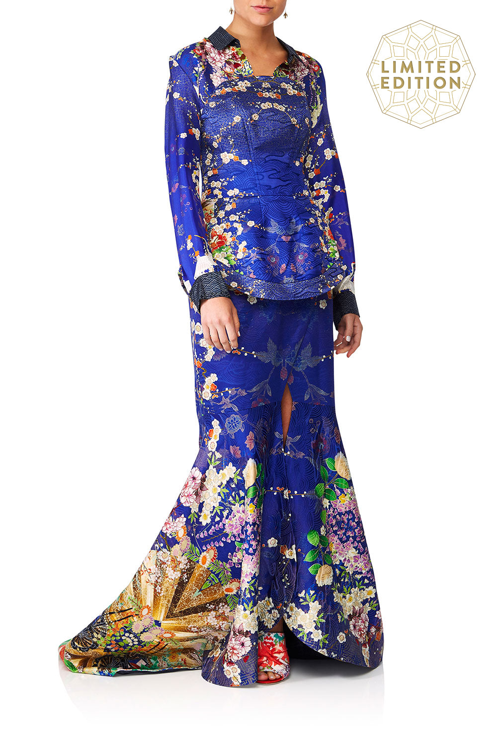 CAMILLA MAIKOS MIDNIGHT WRAP OVER SKIRT