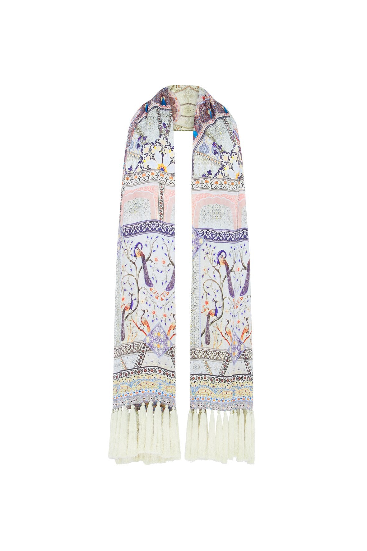 MAMA BAKSHI WRAP SHALL W TASSELS