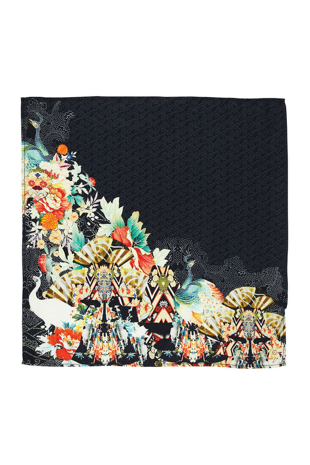 CAMILLA MIDNIGHT MOONCHILD MENS POCKET SQUARE