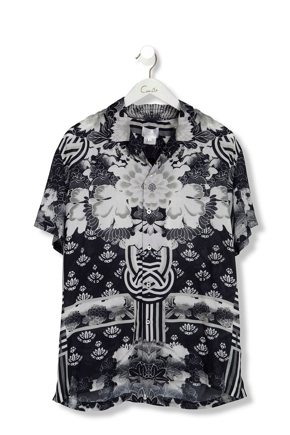 CAMILLA WILD MOONCHILD MENS SHORT SLV SHIRT