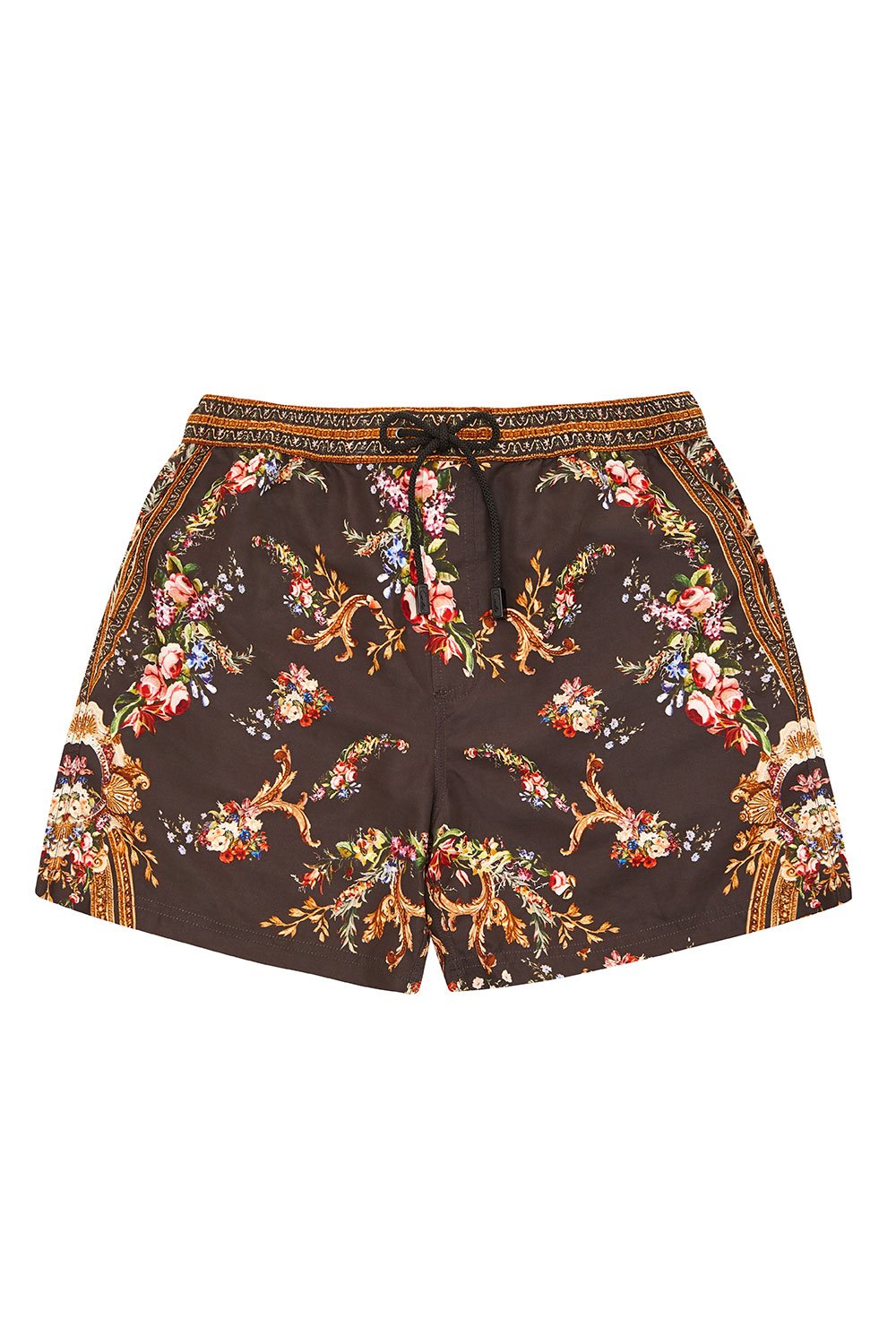 ELASTIC WAIST BOARDSHORT FRIEND IN FLORA