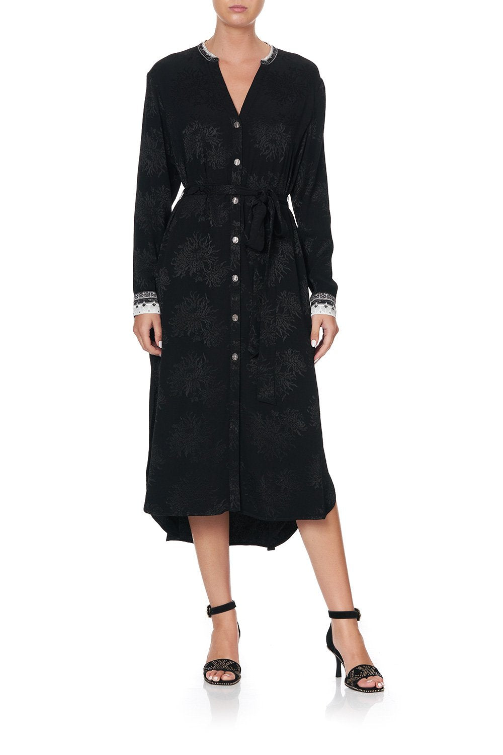 MID LENGTH SHIRT DRESS SILVER LININGS