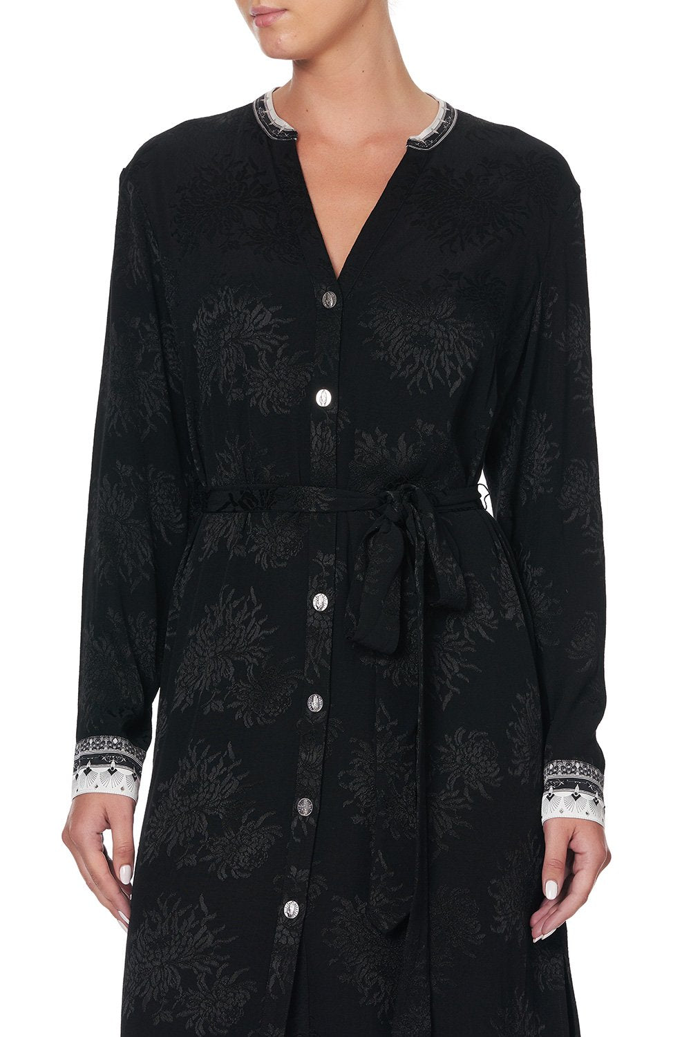 MID LENGTH SHIRT DRESS SILVER LININGS