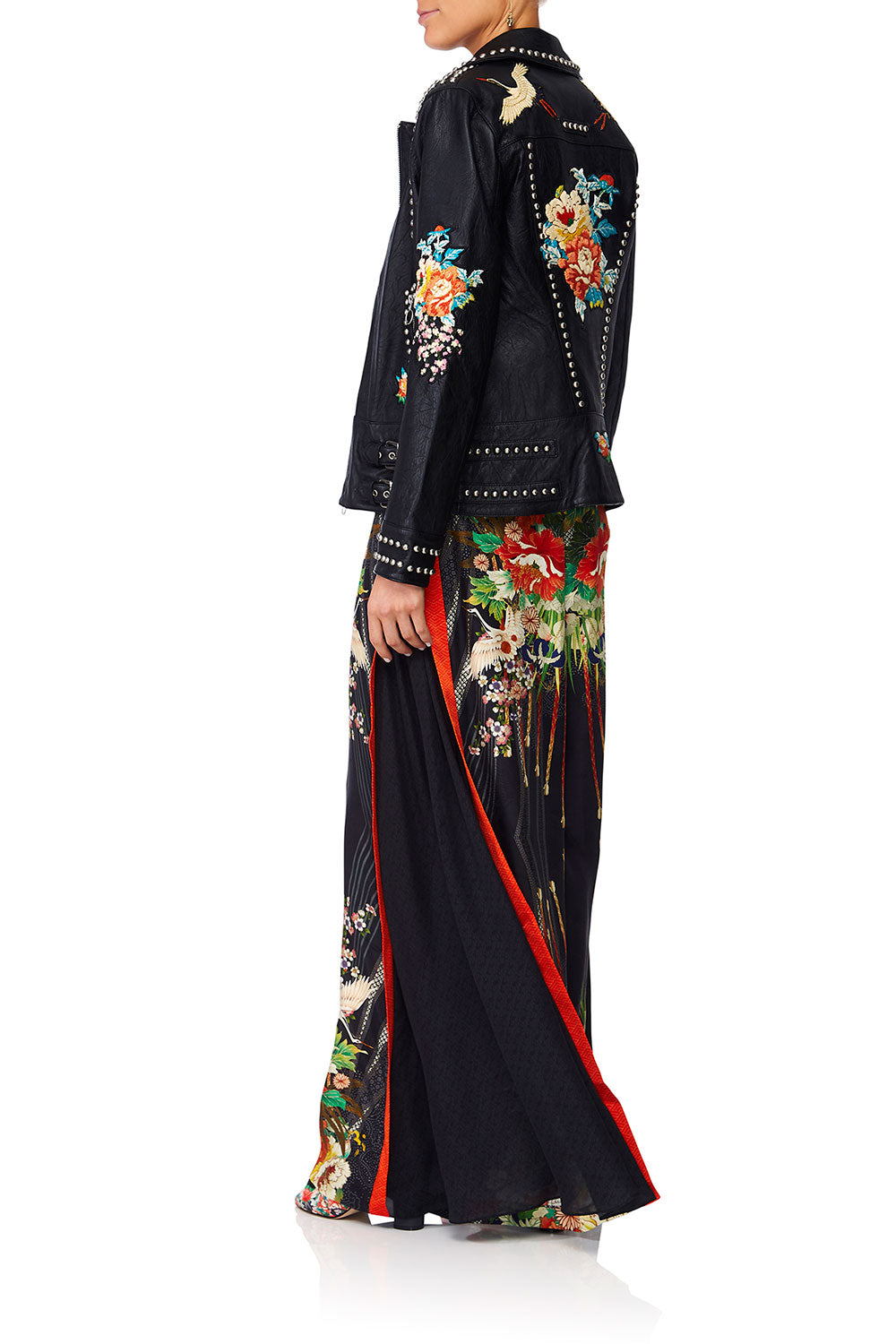 CAMILLA MIDNIGHT MOONCHILD STUDDED BIKER JACKET