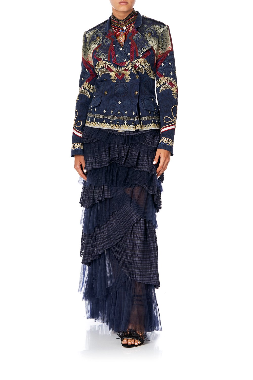 DOUBLE BREASTED TAILORED JACKET THIS CHARMING WOMAN