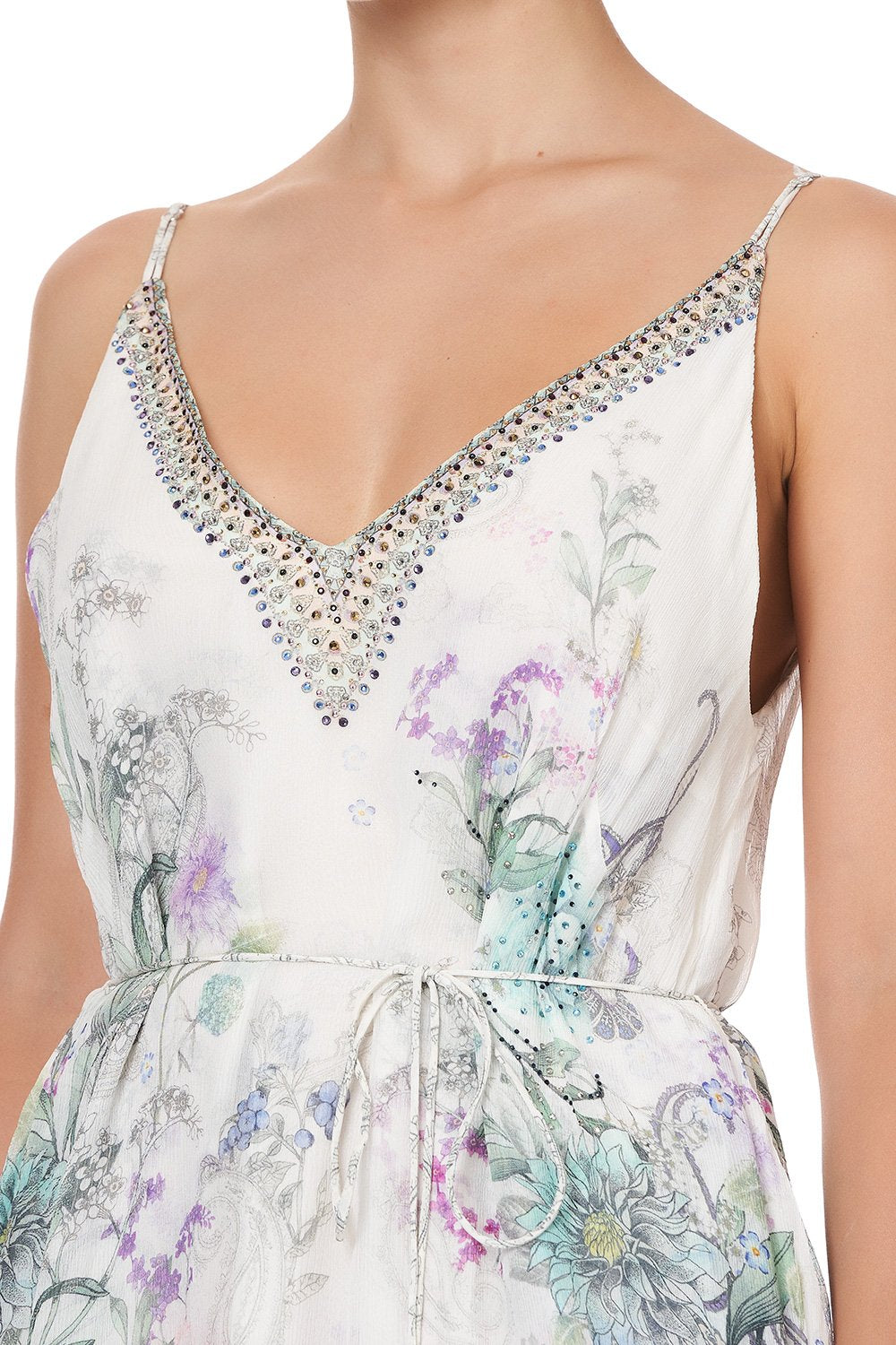 MINI DRESS WITH RUFFLE HEM FOREVER FAR