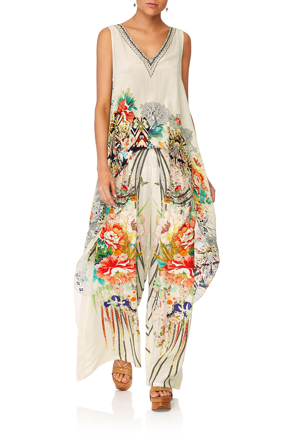 CAMILLA LOVE SPELLS HIGH LOW CROSS BACK TOP