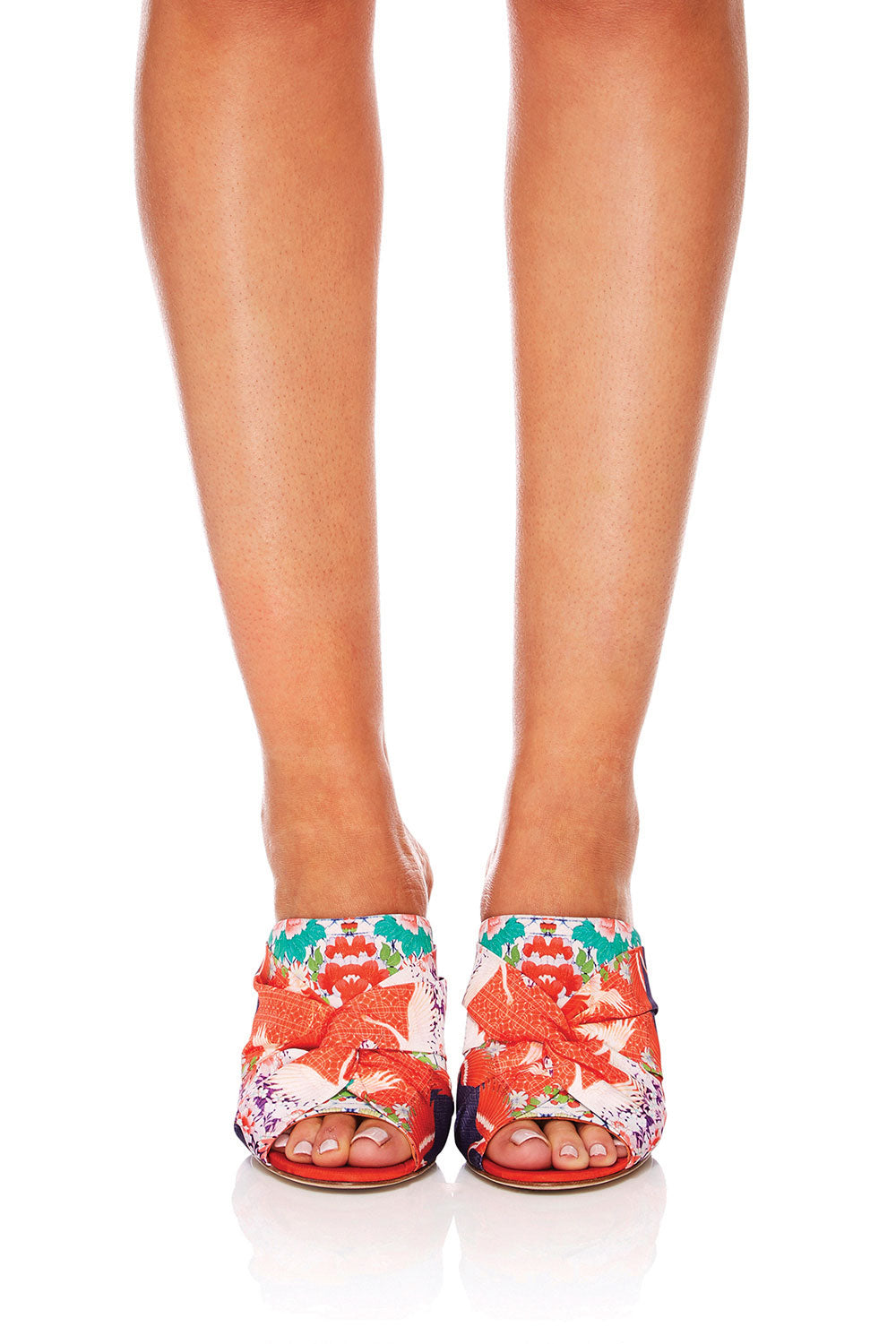 CAMILLA GEISHA GIRL OBI TIE HEEL