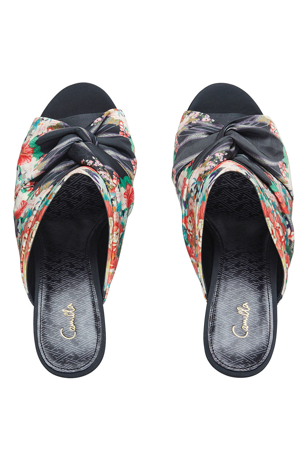 CAMILLA QUEEN OF KINGS OBI TIE HEEL