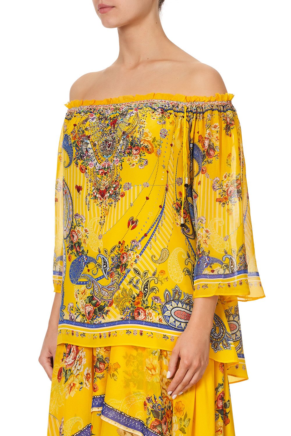 OFF SHOULDER FLARE BLOUSE OWN MUSE