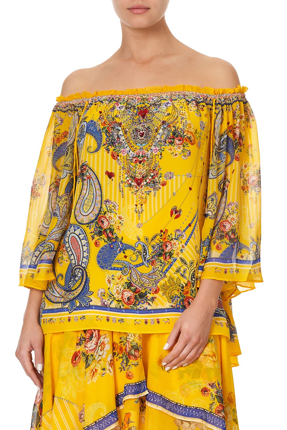 OFF SHOULDER FLARE BLOUSE OWN MUSE