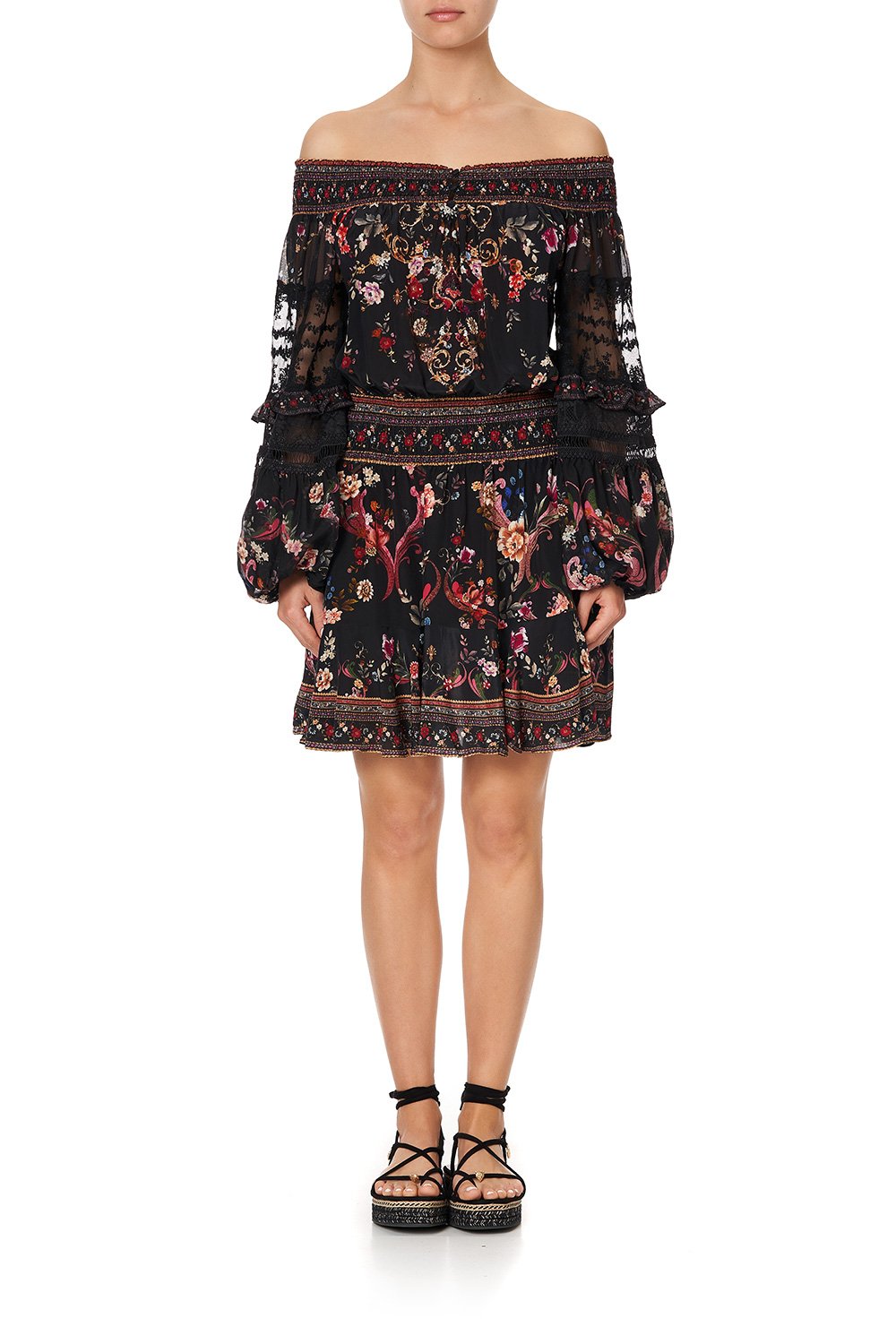 OFF SHOULDER SHORT DRESS A GIRL LIKE YOU