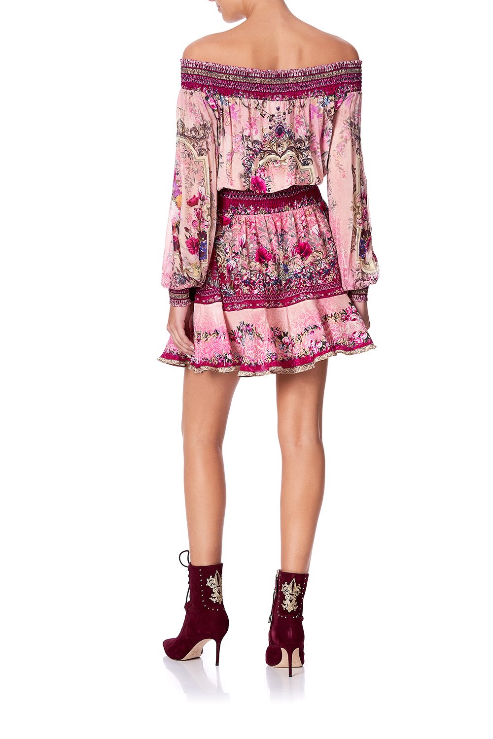 OFF SHOULDER SHORT DRESS LA BELLE