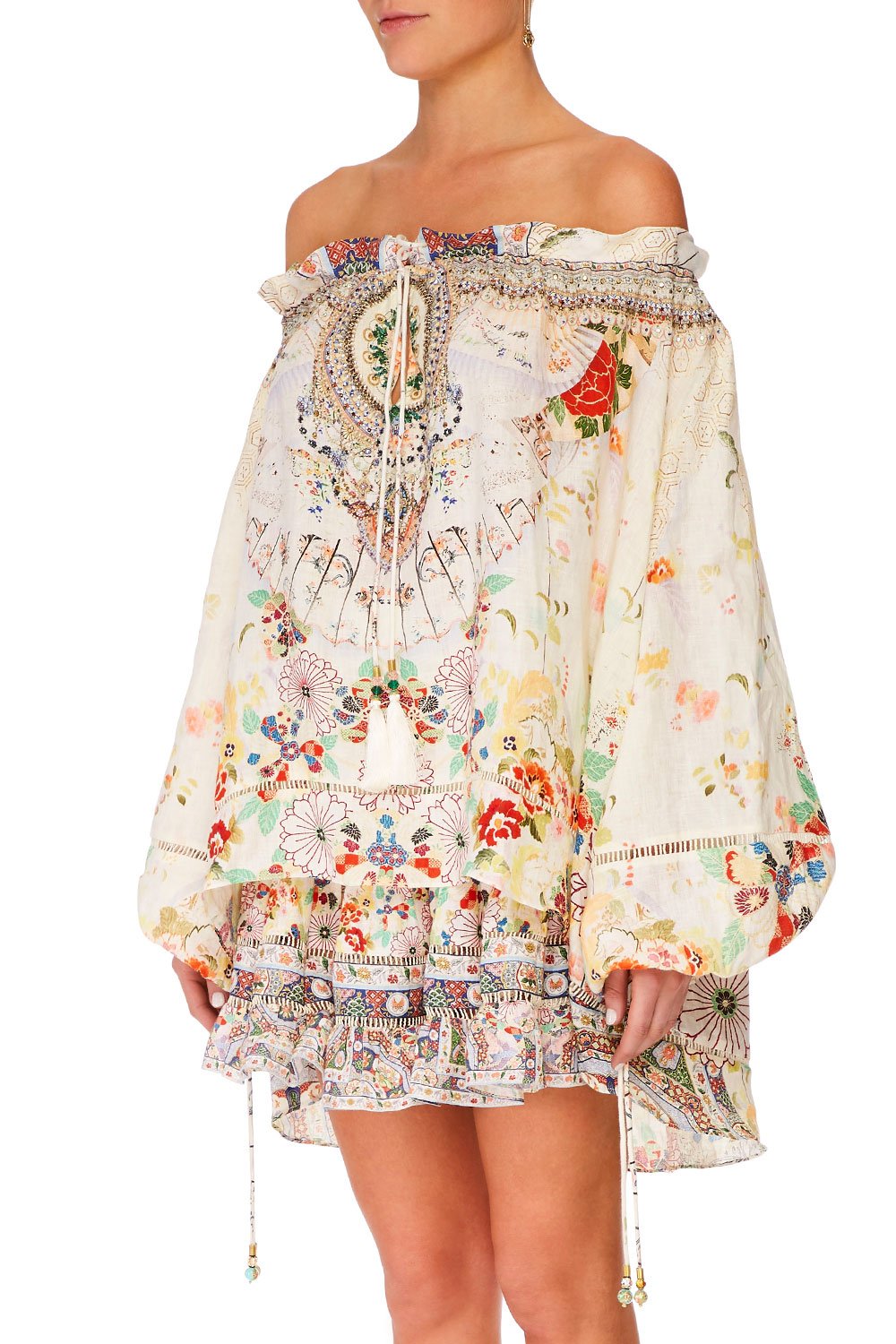 CAMILLA TIME AFTER TIME OFF THE SHOULDER BLOUSE