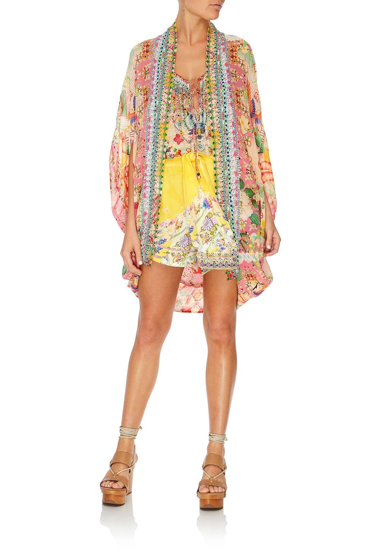 OPEN FRONT CARDI CAPE KIMONO KISSES