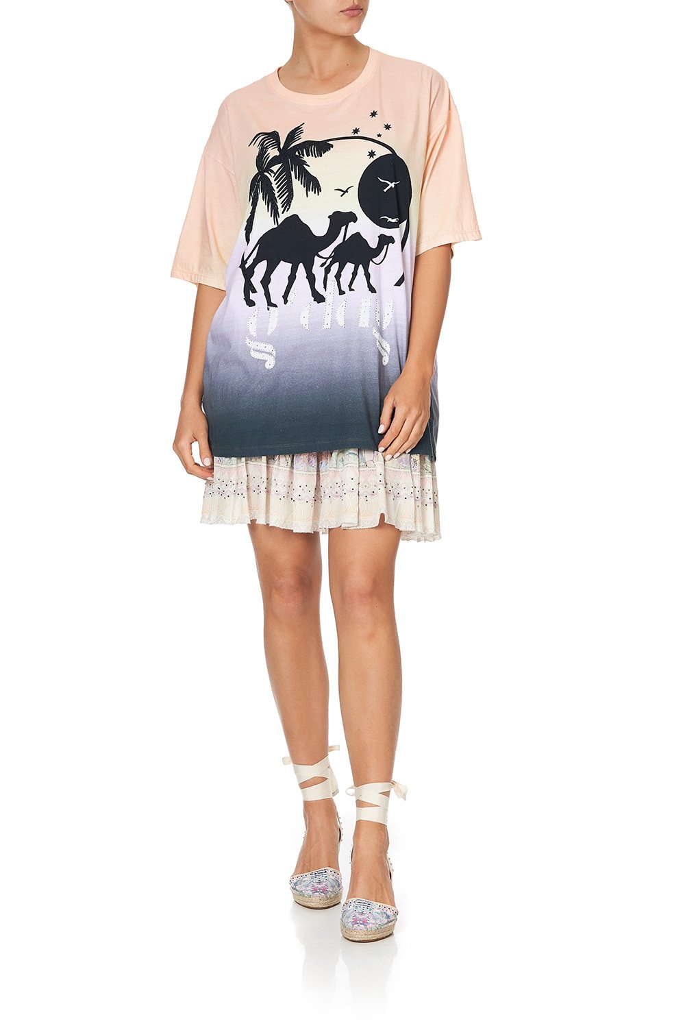 OVERSIZE BAND TEE MERMAID MILLA