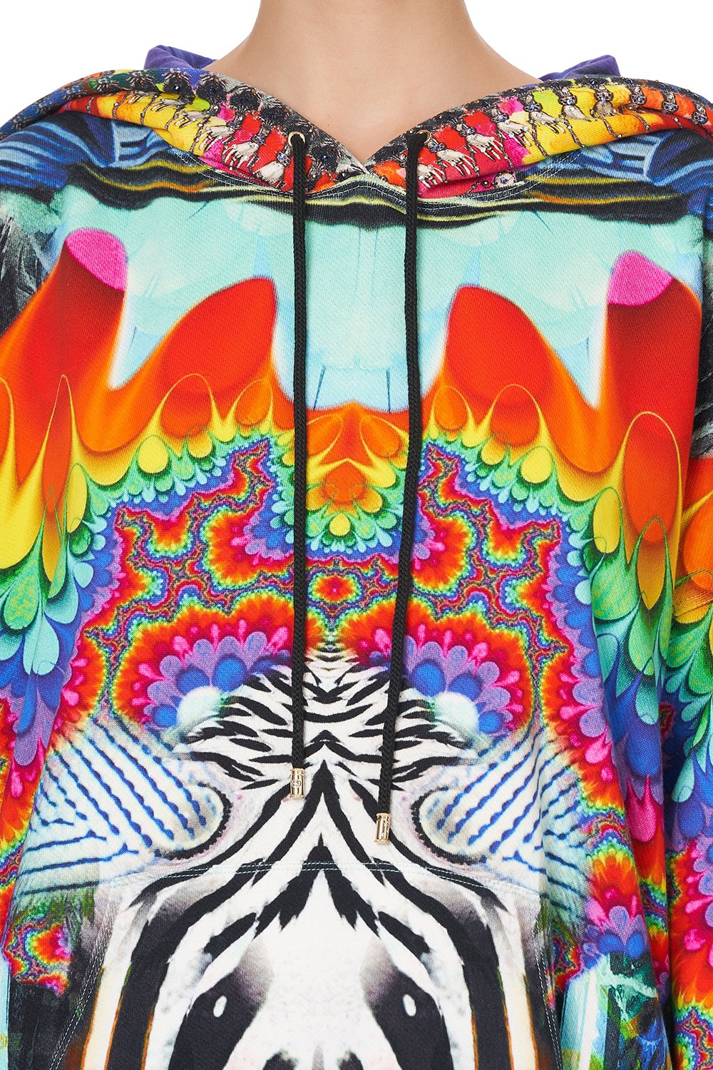 OVERSIZE BOYFRIEND HOODIE RAINBOW GATHERING