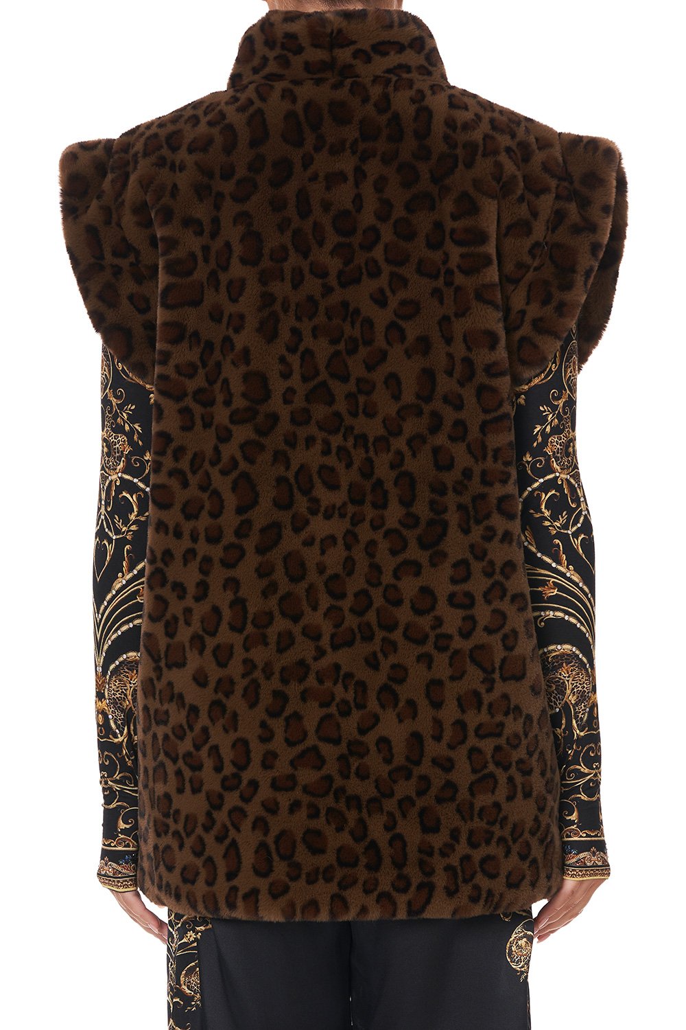 OVERSIZED FAUX FUR GILET - FLOW STUDIO 54