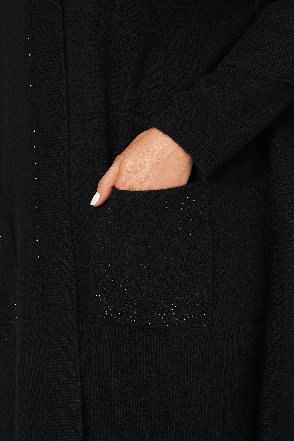 OVERSIZED PATCH POCKET CARDIGAN STUDIO 54