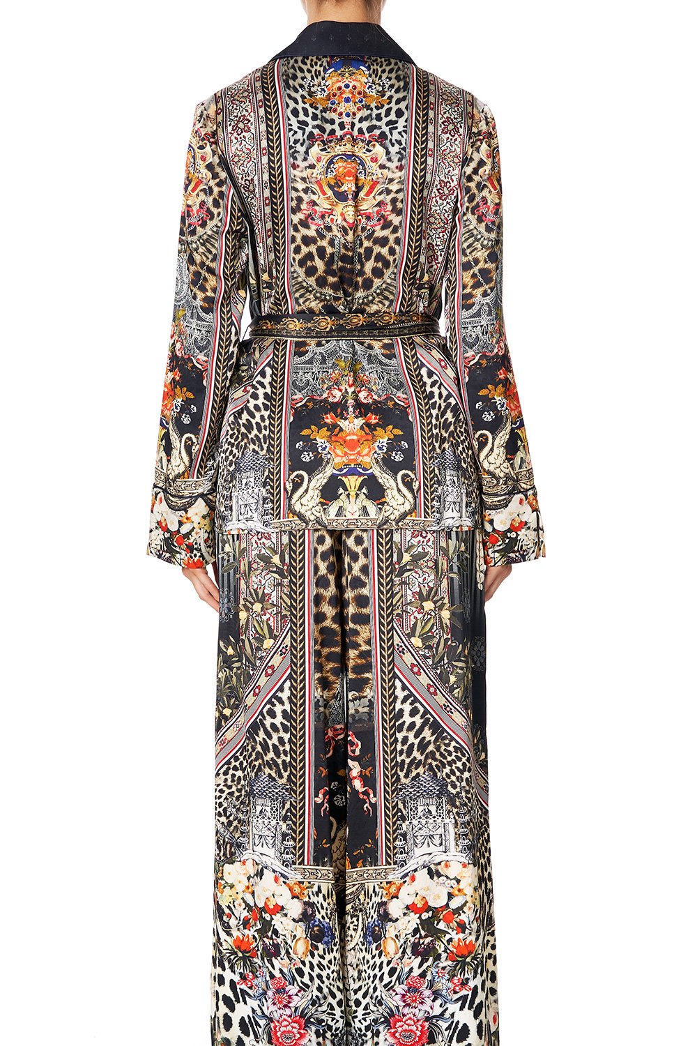 CAMILLA PAJAMA SUIT JACKET MARAIS AT MIDNIGHT