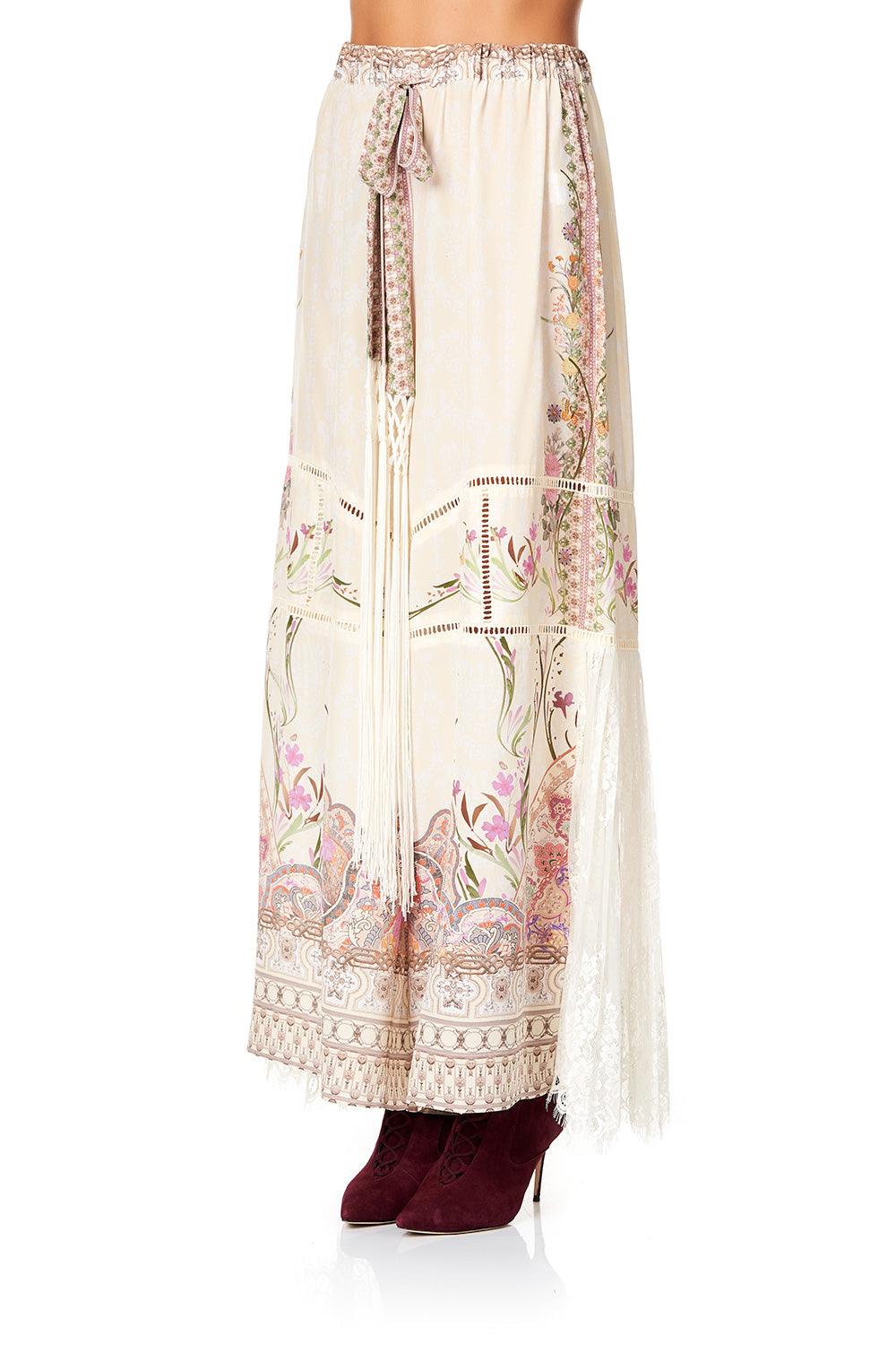 CAMILLA PANELLED PLEATED TROUSERS GOLDEN AGE